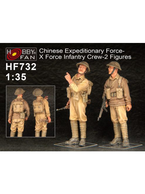 Hobby Fan - Chinese Expeditionary Force-X Force Infa Infantry Crew-2 Figures