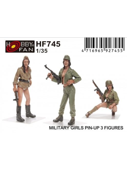 Hobby Fan - Military Girls Pin-Up 3 Figures