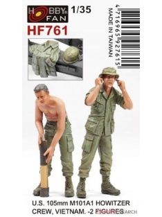   Hobby Fan - U.S. 105mm M101A1 howitzer crew of vietnam war-2 Figures