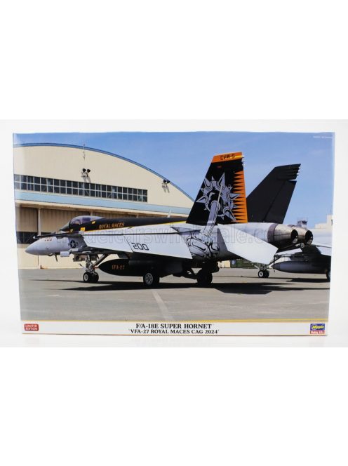 Hasegawa - GRUMMAN F/A-18E SUPER HORNET VFA-27 ROYAL MACES CAG AIRPLANE MILITARY 2024 /