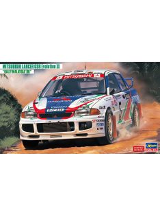   Hasegawa - Mitsubishi Lancer Evolution Iii N 5 Rally Malaysia 1996 F.Gocentas - K.Shinozuka