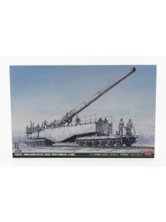   Hasegawa - KRUPP GUN K5(E) LEOPOLD WINTER CAMOUFLAGE 1941 - WITH FIGURES /