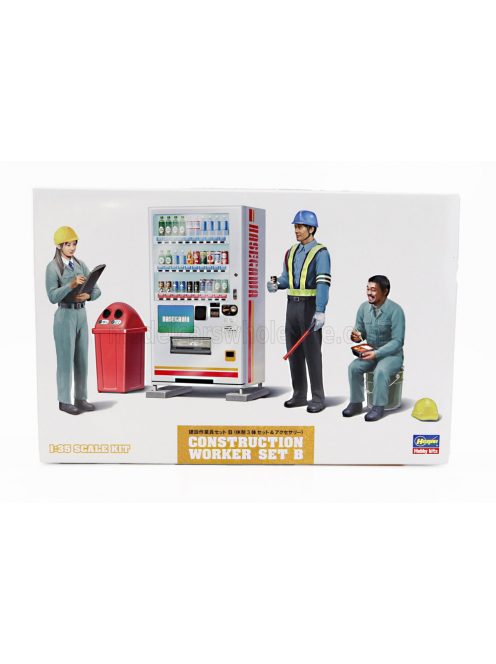 Hasegawa - ACCESSORIES CONSTRUCTION WORKER SET B /