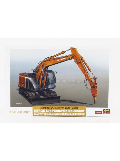 Hasegawa - HITACHI FIAT ZAXIS I35US ESCAVATORE CINGOLATO - EXCAVATOR HYDRAULIC BREAKER 2015 /