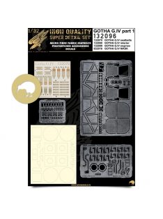   HGW Models - 1/32 Gotha G.IV - Super Detail Set - Photo-etched Sets  - Wingnut Wings