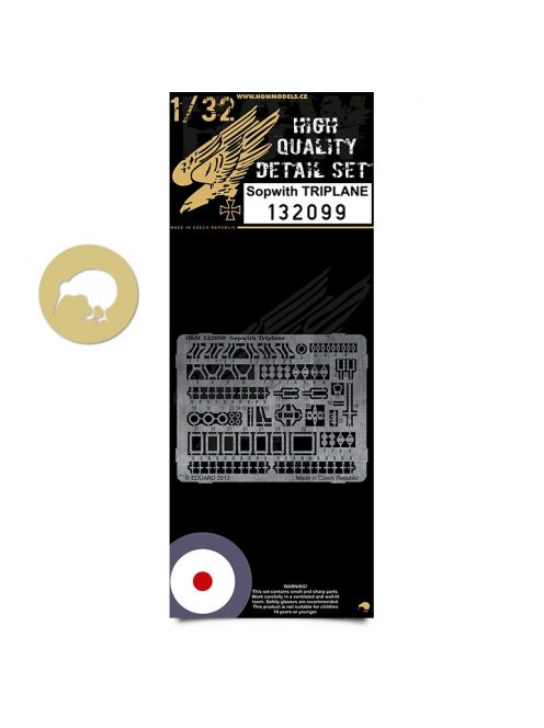 HGW Models - 1/32 Sopwith Triplane - Photo-etched Sets  - Wingnut Wings