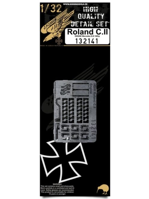 HGW Models - 1/32 Roland C.II - Engine - Photo-etched Sets  - Mercedes D.III 160 hp Wingnut Wings