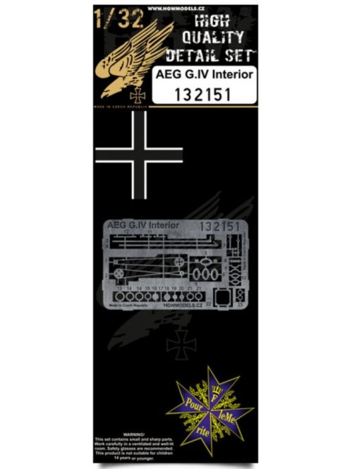 HGW Models - 1/32 AEG G.IV - Interior - Photo-etched Sets  - Wingnut Wings