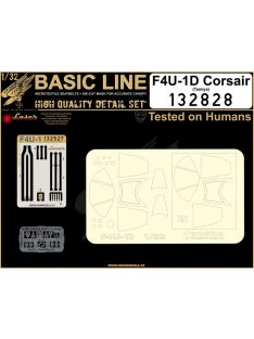   HGW Models - 1/32 F4U-1D Corsair - Basic Line - BASIC LINE: seatbelts + masks Tamiya