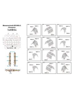   HGW Models - 1/48 Albatros D.III / D.V - Microplastic Seat Belts - 2 sets inc. additional PE details Eduard