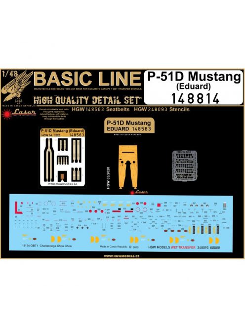 HGW Models - 1/48 P-51D Mustang (Eduard) - Basic Line