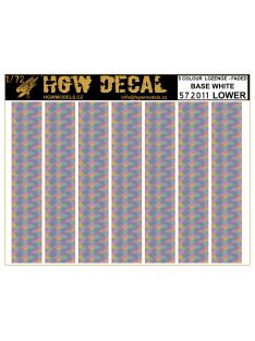   HGW Models - 1/72 5 Colour Lozenge Lower - Decals Wood Grain - base white sheet: A5