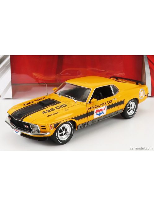 Highway61 - Ford Usa Mustang Mach-1 428 Cid Coupe 1970 Official Pace Car Michigan Speedway International Orange Black