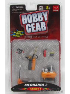   Hobby Gear - Accessories Set Garage Officina - Service Mechanic Yellow Black