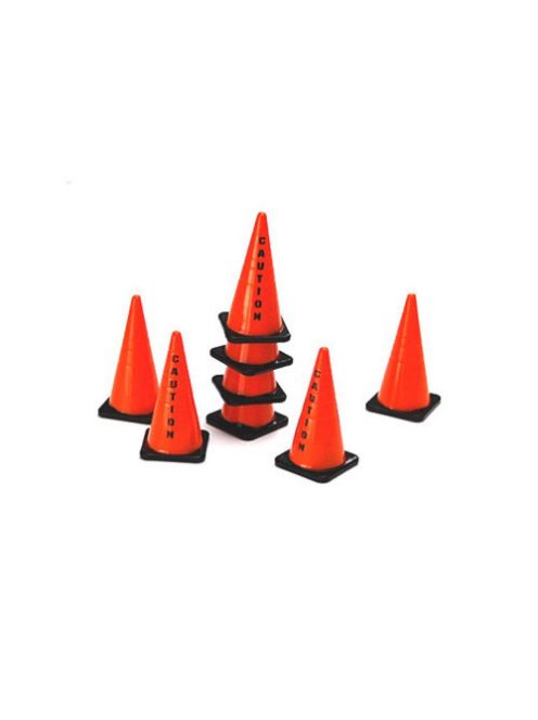 Hobby Gear - 1:24 Safety Cones - Diorama Accessoires