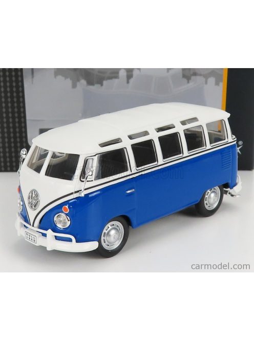 Hongwell - Volkswagen T1 Samba Minibus 1962 Blue White