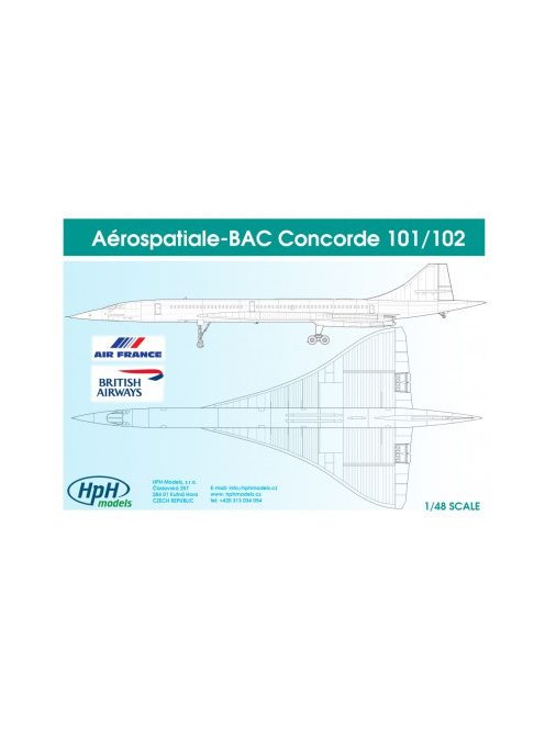 HPH Models - 1/48 Concorde 101/102