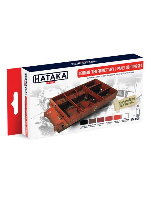 HATAKA - Red Line Set (6 pcs) German Red Primer AFV  panel lighting set