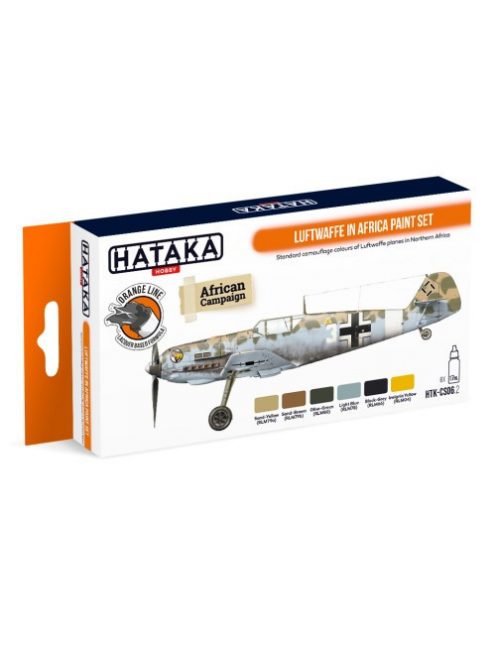 HATAKA - Orange Line Set(6 pcs) Luftwaffe in Africa paint set