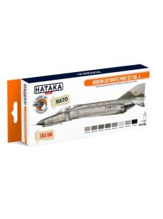   HATAKA - Orange Line Set(8 pcs) Modern Luftwaffe Paint Set Vol. 4