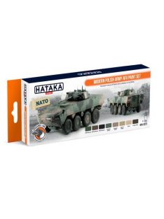   HATAKA - Orange Line Set(8 pcs) Modern Polish Army AFV paint set