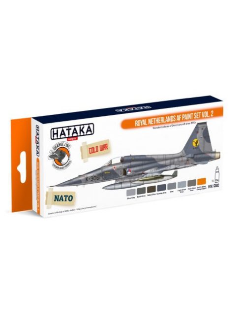 HATAKA - Orange Line Set(8 pcs) Royal Netherlands AF paint set vol. 2