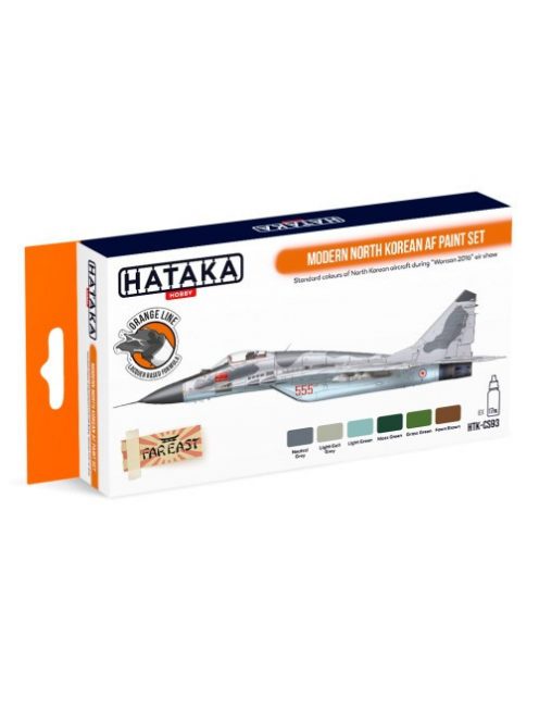 HATAKA - Orange Line Set(6 pcs) Modern North Korean AF paint set