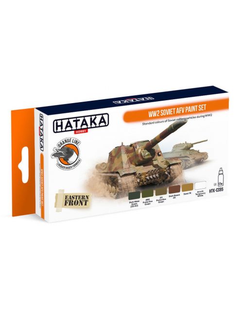 HATAKA - Orange Line Set(6 pcs) WW2 Soviet AFV paint set