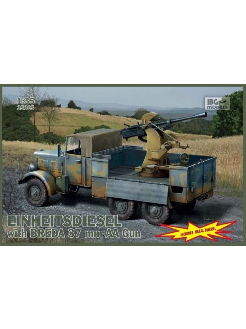 IBG Models - Einheits Diesel With 3,7 Cm Breda