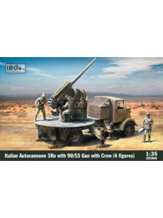   IBG - 1/35 Italian Autocannone 3Ro with 90/53 Gun and Crew (4 figures)