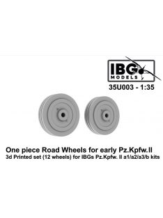   IBG - 1/35 One piece road wheels for Pz.II a1/a2/a3/b kit (3d  printed)