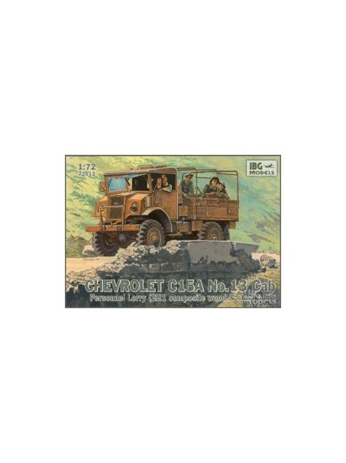 IBG - 1/72 Chevrolet C.15A  No.13 Cab Personnel Lorry ( 2H1 composite wood & steel body)Australian Pattern