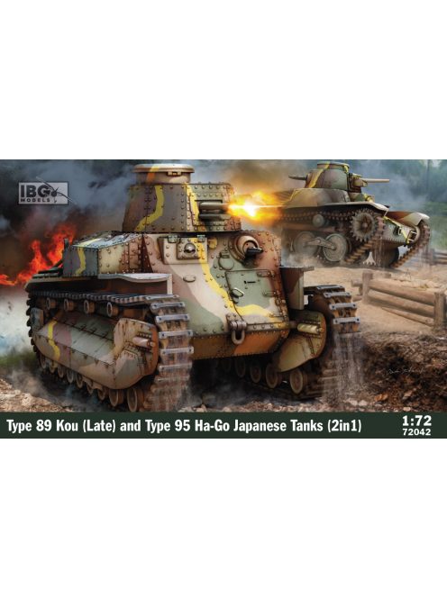 IBG - 1/72 Type 89 Kou (Late) and Type 95 Ha-Go Japanese Tanks