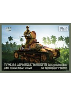   IBG - 1/72 TYPE 94 Japanese Tankette - late production with towed idler wheel