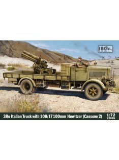   IBG - 1/72 3Ro Italian Truck with 100/17 100mm Howitzer (Cassone 2) - IBG