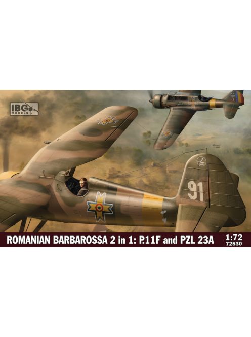 IBG - 1/72 2 in 1: Romania Barbarossa (PZL 23A and PZL p.11F in Romanian Service)