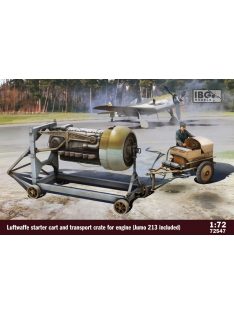   IBG - 1/72 Luftwaffe Starter car and Transport Crate for engine (Jumo 213 included)