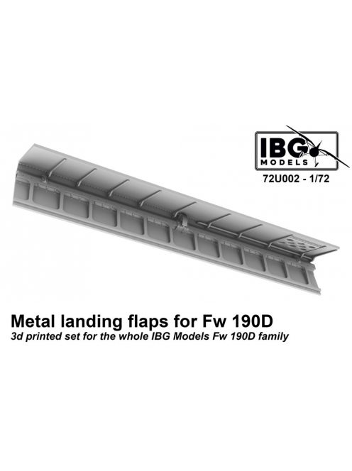 IBG - 1/72 Metal Flaps for Fw 190D family - 3d Printed Upgrade Set