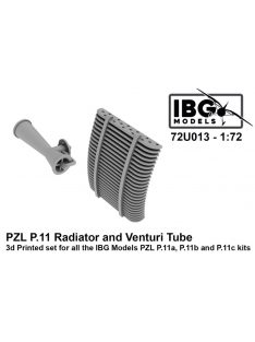   IBG - 1/72 PZL P.11c Radiator and Venturi Tube (3d printed set)