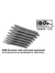   IBG - 1/72 Fw 190D - R4M Rockets with anti-tank warheads (3d printed set)