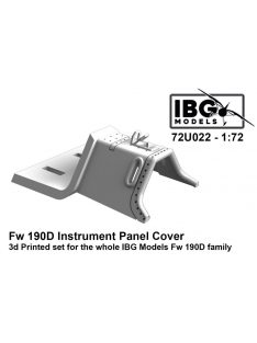 IBG - 1/72 Fw 190D Instrument Panel Cover (3d printed set)