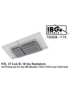 IBG - 1/72 Radiators for PZL 37 Łoś B/B bis (3d printed)