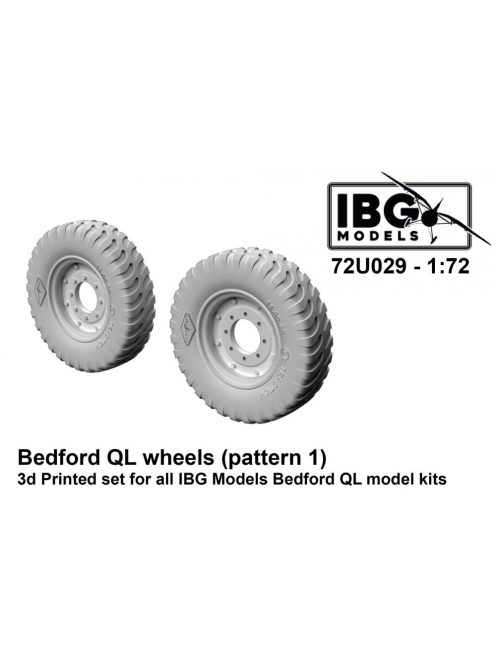 IBG - 1/72 Bedford QL Wheels (Pattern 1) - 3d printed
