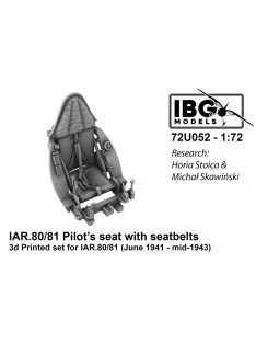   IBG - 1/72 IAR.80/81 Pilot's seat with seatbelts (June 1941 - mid-1943)