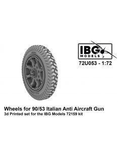 IBG - 1/72 Wheels for 90/53 Italian Anti Aircraft Gun