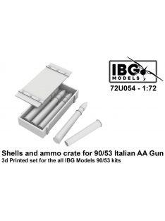   IBG - 1/72 Shells and ammo crates for 90/53 Italian Anti Aircraft Gun