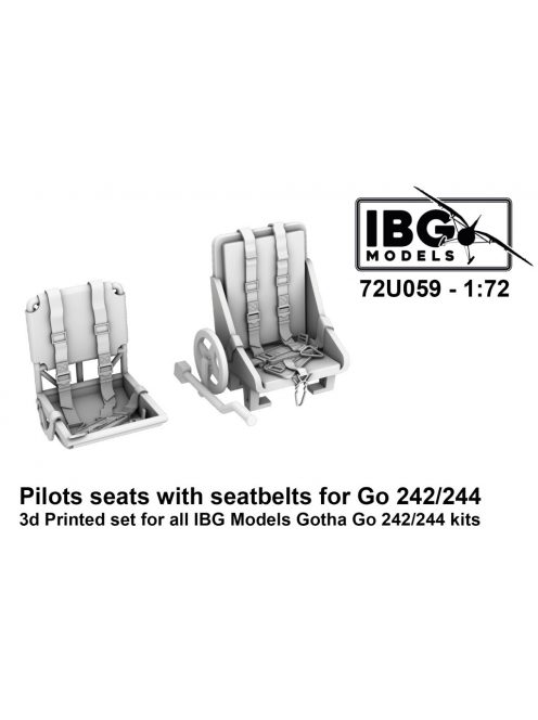 IBG - 1/72 Pilots seats with seatbelts for Gotha Go-242/244