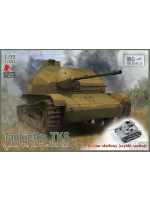 IBG Models - Tks Tankette With 20Mm Gun Qiuck Traks