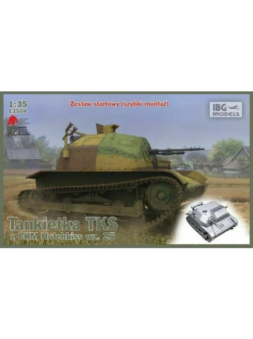 IBG Models - Tks Tankette With Mg Qiuck Tracks