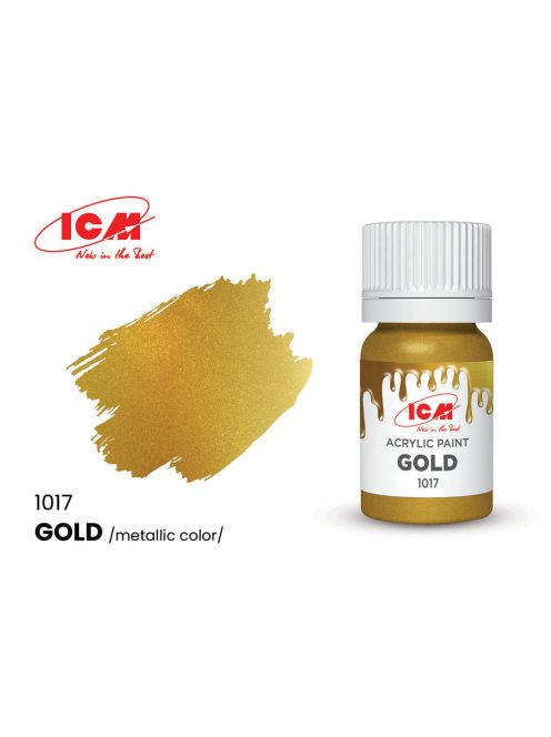 ICM - METALLIC COLORS Gold bottle 12 ml